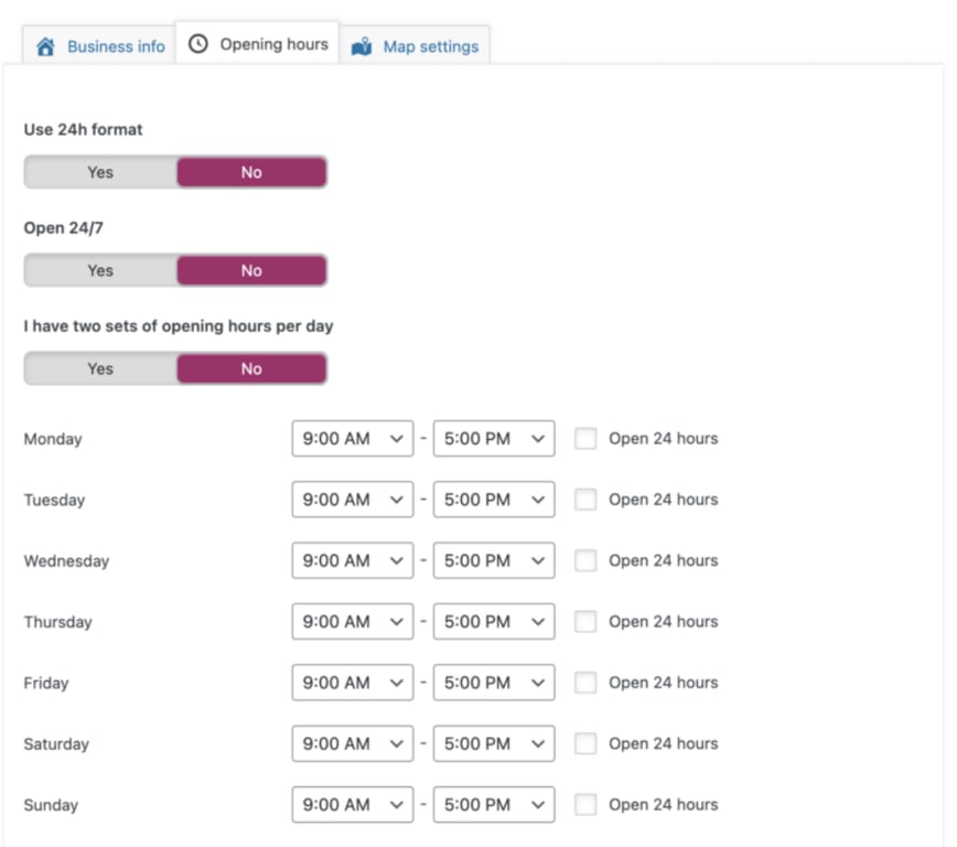 Yoast Local SEOのインターフェース