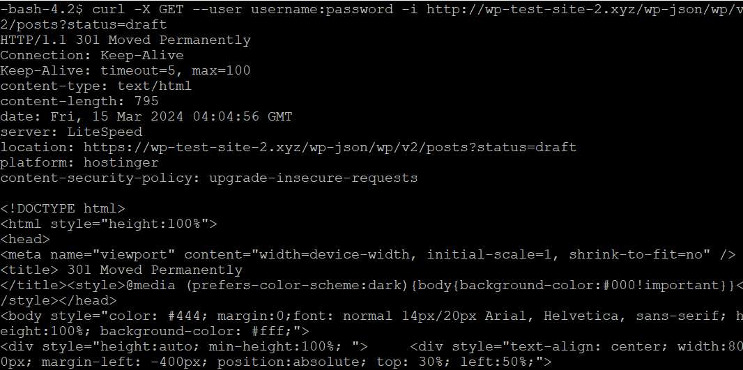 WordPress REST APIの取得リクエストが個人データを取得
