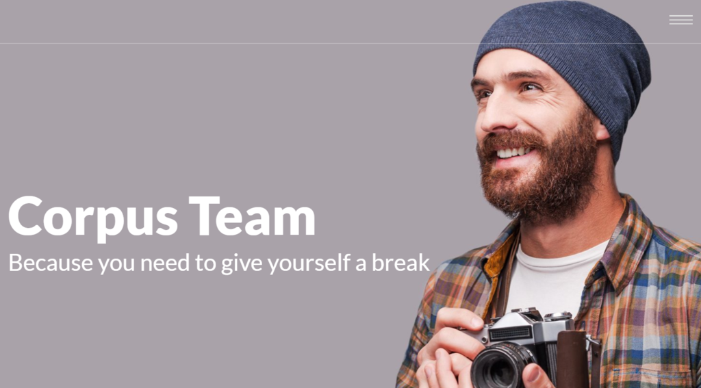 Corpusは、ポートフォリオやクリエイティブなビジネスウェブサイトに最適なソリューション