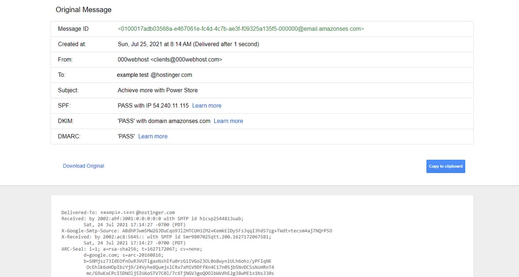 Gmailのヘッダー