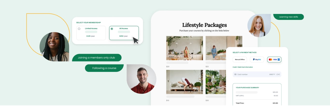 Paid Membership Subscriptionsのプラグインバナー