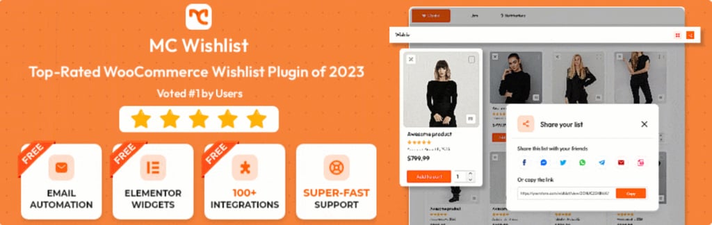 WooCommerce Wishlistのプラグインバナー