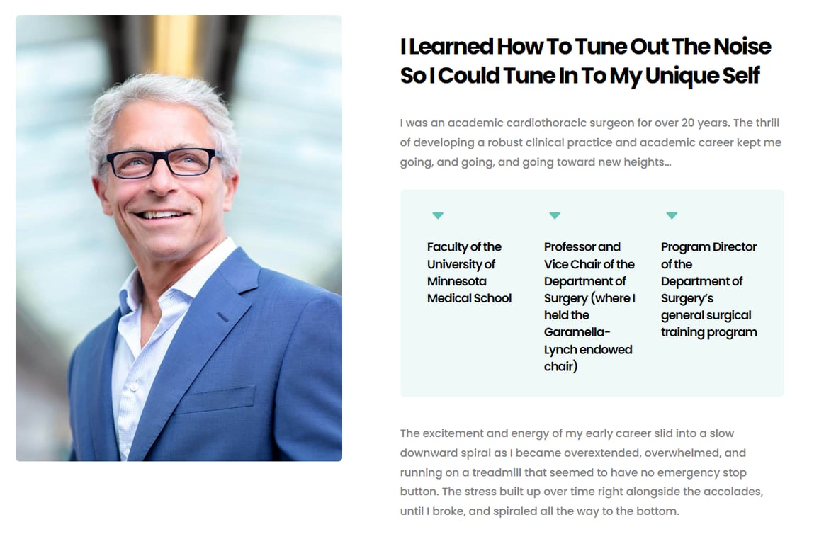 Michael MaddausがStoryBrandを使って専門性を強調