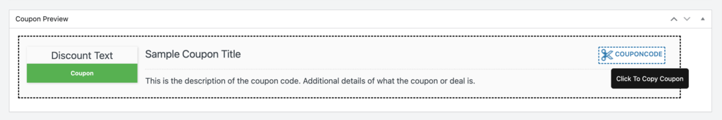 click-to-copy functionality of WP Coupons and Deals