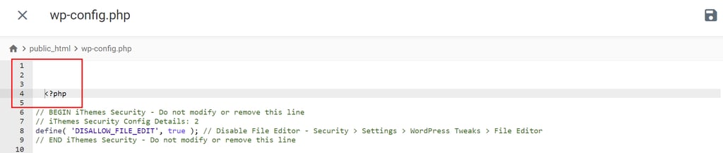 Editing a File via Hostinger's hPanel