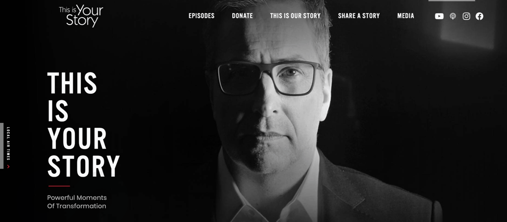 This Is Your Story podcast website