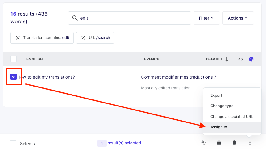 Weglot interface