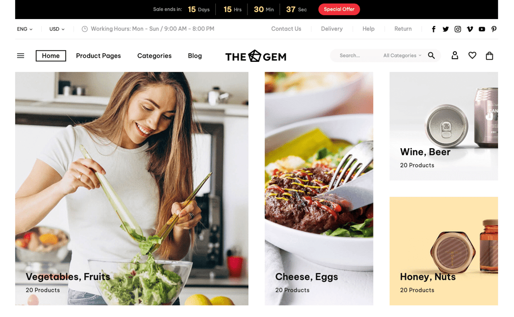 TheGem demo page