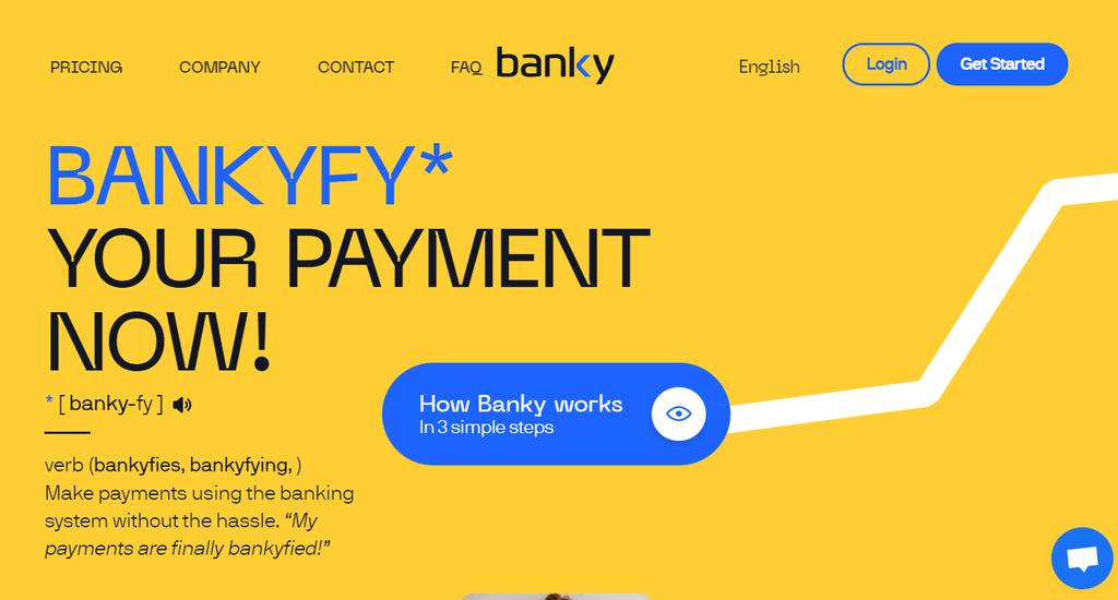 Banky homepage