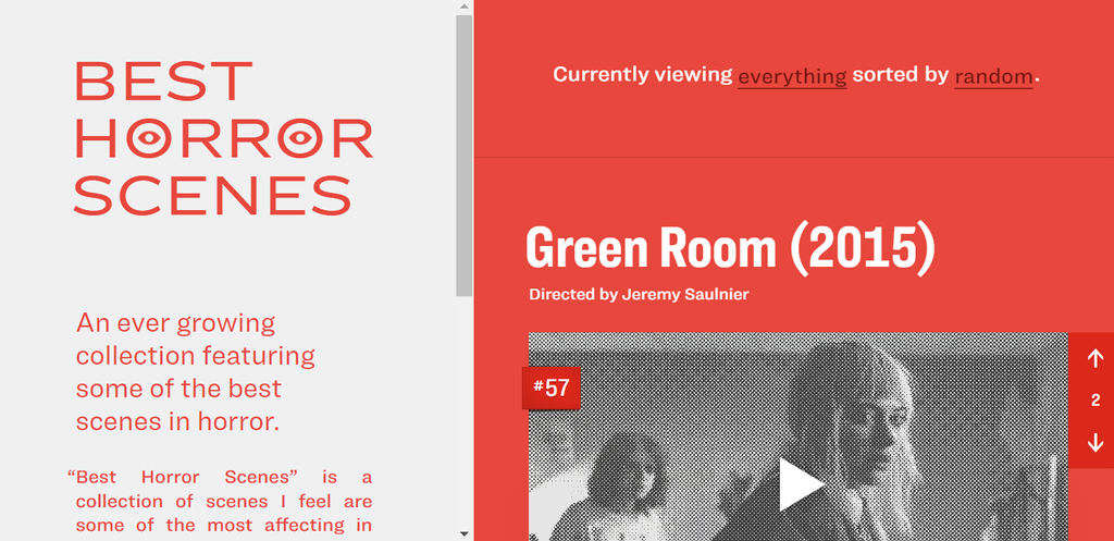 Best Horror Scenes homepage