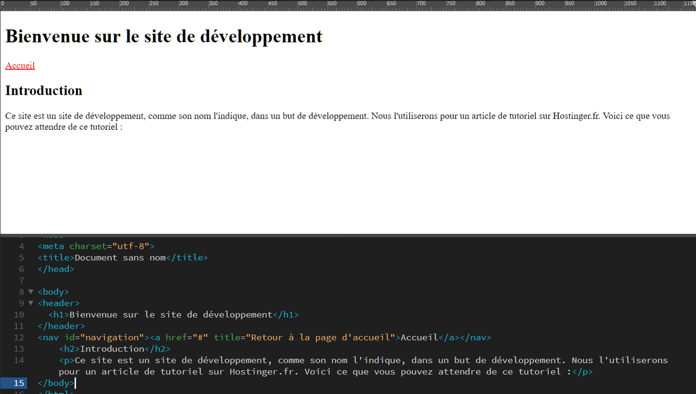 Ajouter un paragraphe