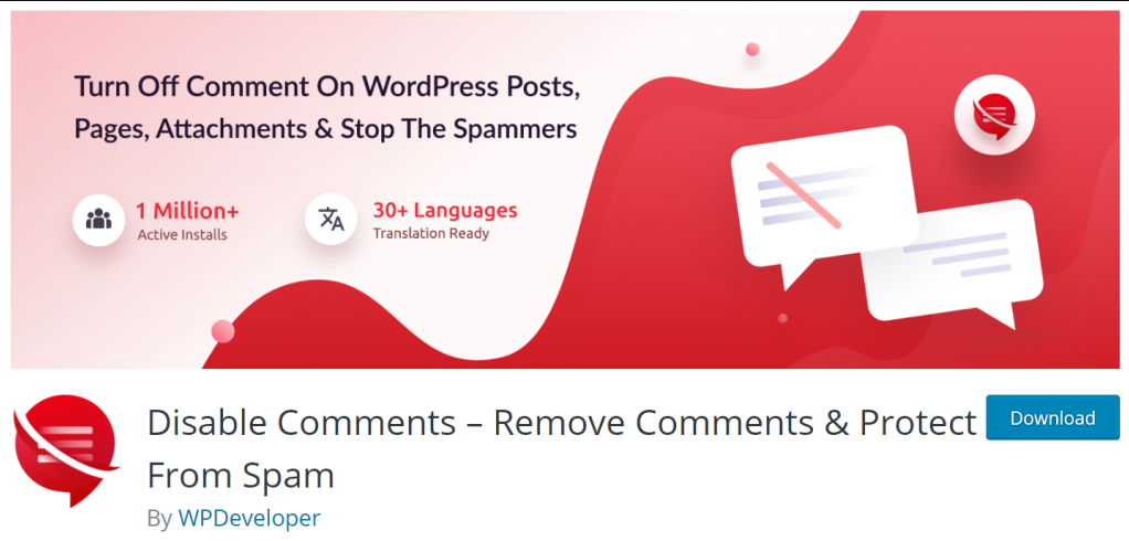 plugin wordpress pour d&eacute;sactiver les commentaires
