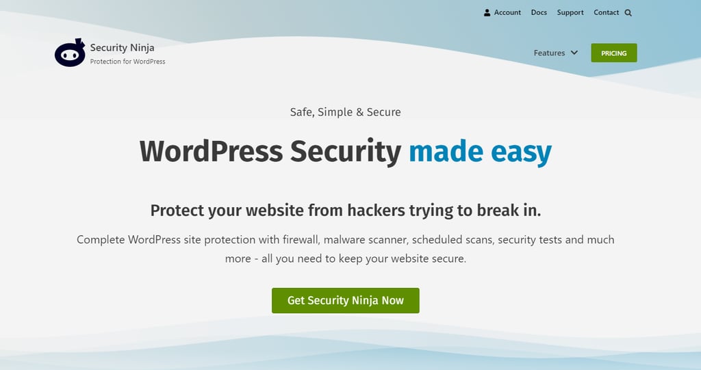 Security-ninja Page d'accueil de Security Ninja