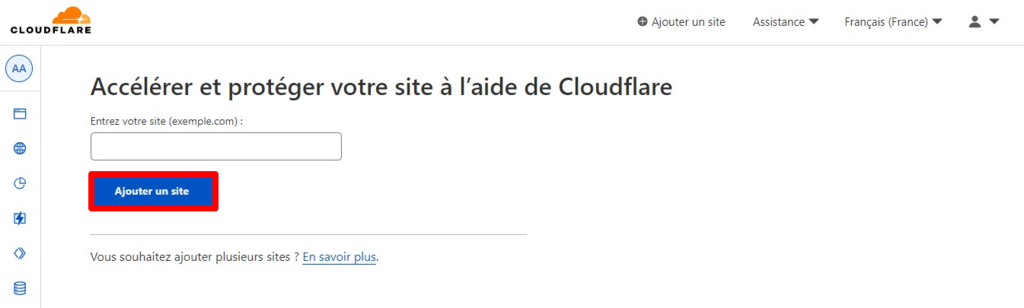Ajouter-nom-de-domaine-sur-cloudflare Ajouter un nom de domaine sur Cloudflare