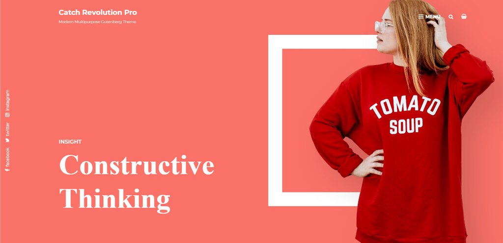 Catch Revolution, th&egrave;me de blog WordPress gratuit 