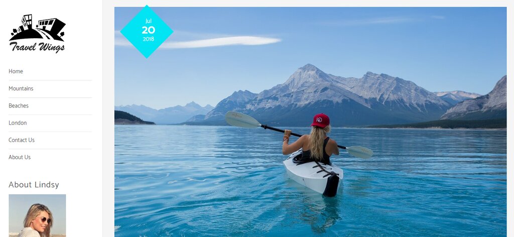 Zita, th&egrave;me de blog WordPress gratuit 