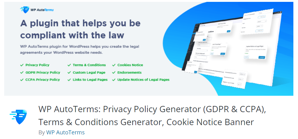 Banni&egrave;re du plugin WordPress WP AutoTerms