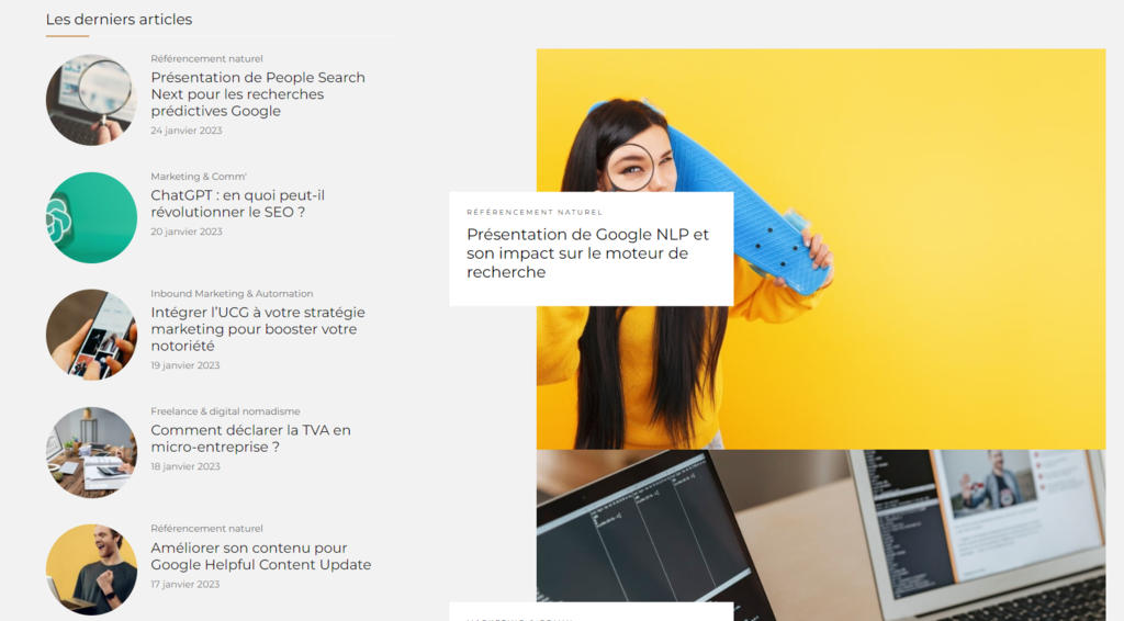 Blog du consultant SEO guillaume Guersan