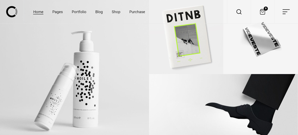 Th&egrave;me de portfolio WordPress Ozark