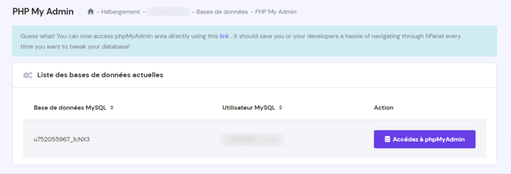 lien-direct-de-phpMyAdmin lien direct de phpMyAdmin