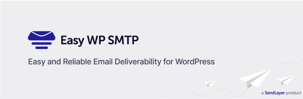 banni&egrave;re du plugin Easy WP SMTP