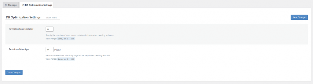 Fonction d'optimisation de la base de donn&eacute;es de LSCache