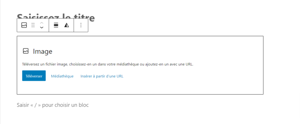 insertion-lien-wordpress ajouter image gutenberg