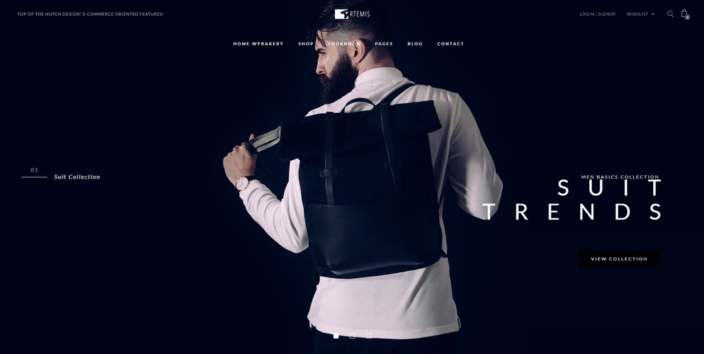 Artemis Le thème WooCommerce WordPress Artemis