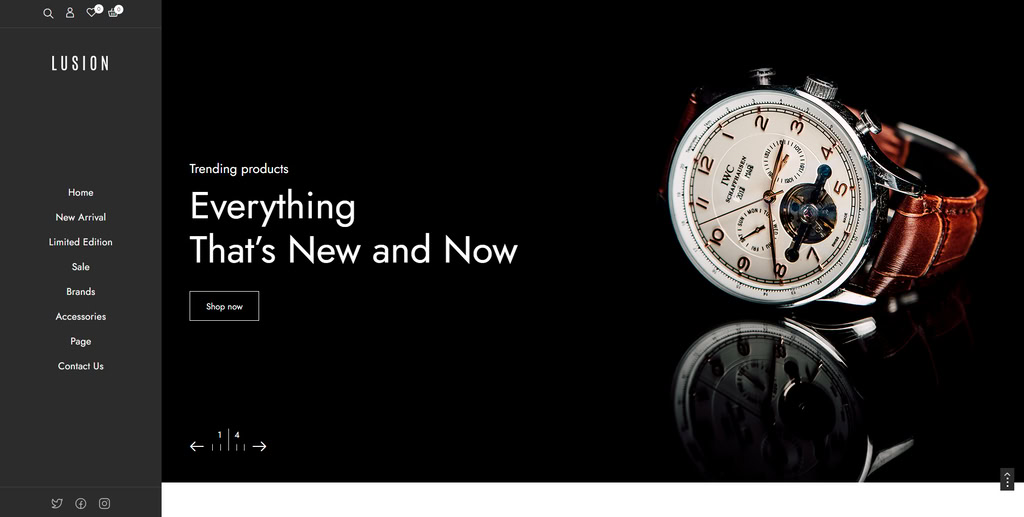Lusion Lusion, un thème WooCommerce WordPress