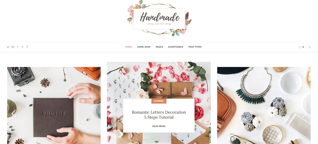 Handmade-shop Handmade shop, un thème WooCommerce WordPress