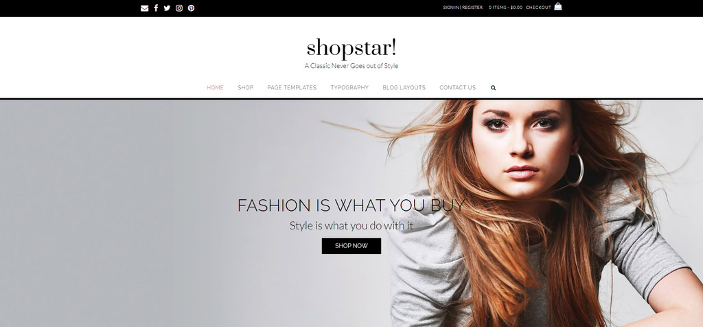 Shopstar Shopstar, un thème WordPress WooCommerce