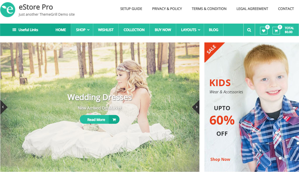 eStore Le thème WooCommerce WordPress eStore