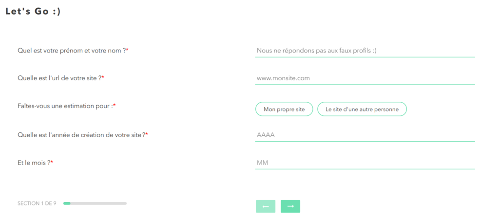 Calculateur dotmarket
