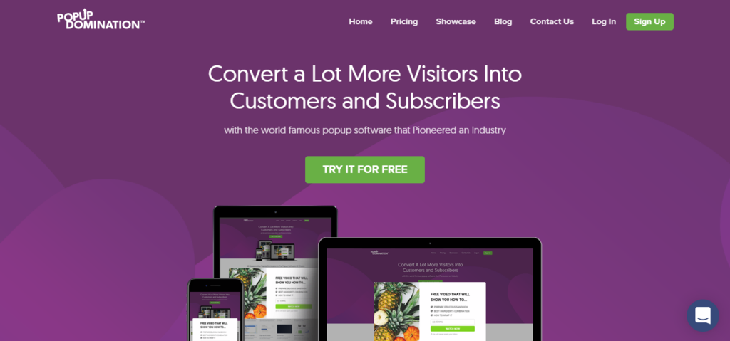 Banni&egrave;re du plugin Popup Domination