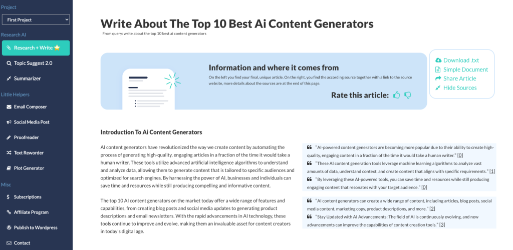 Exemple d'article rédigé par AI-Writer