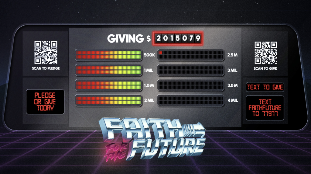 La conception de "Faith for the Future" sur le site de l'Eglise Faith