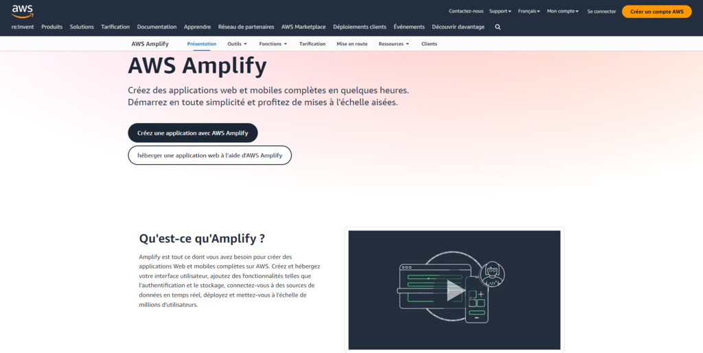 développement-web-ia Landing page AWS
