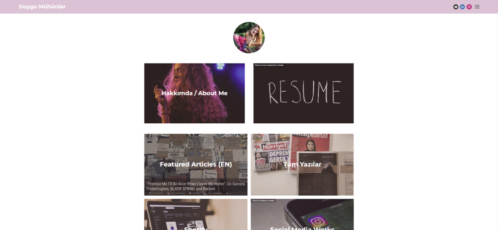 Portfolio de l'auteur Duygu Mühürdar