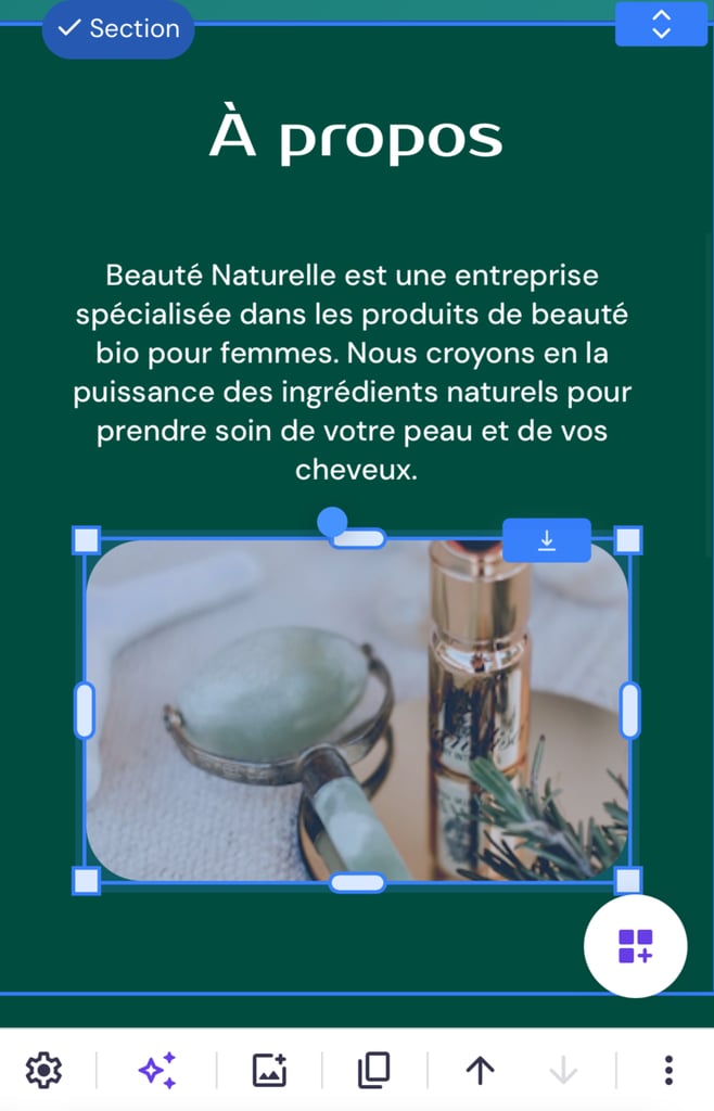 Modifier un &eacute;l&eacute;ment dans l'&eacute;diteur