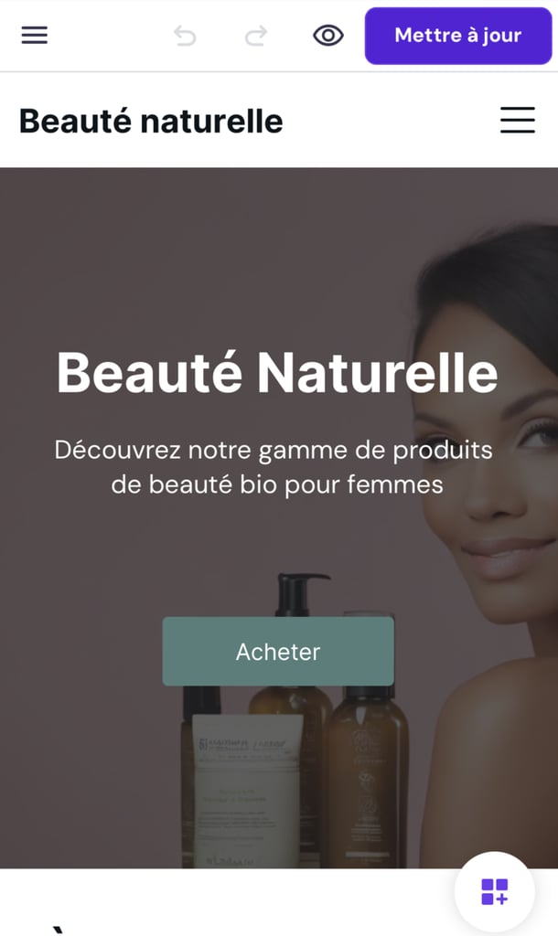 Mettre &agrave; jour un site sur l'&eacute;diteur mobile 