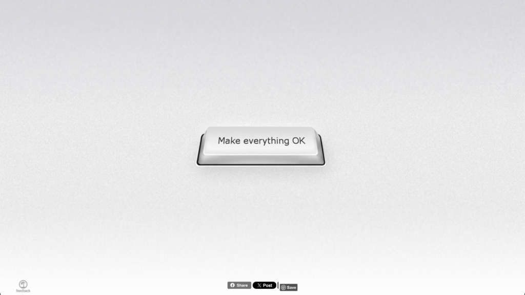 Page d’accueil de Make Everything OK