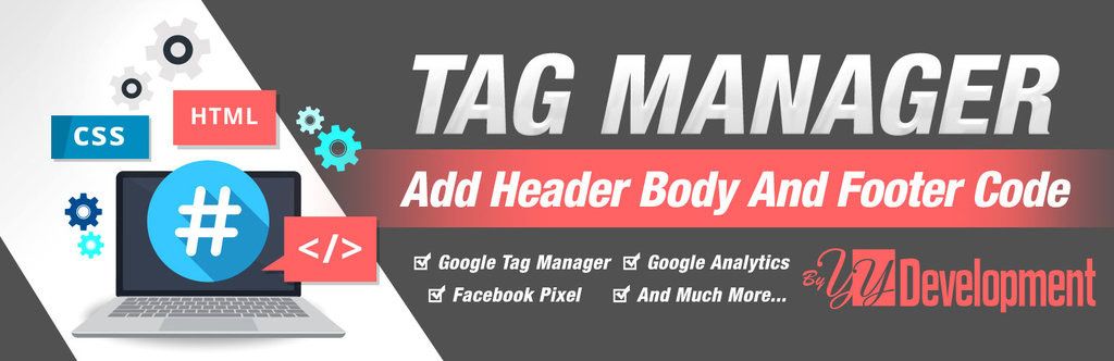 Banni&egrave;re du plugin Tag manager &ndash; Header, Body And Footer