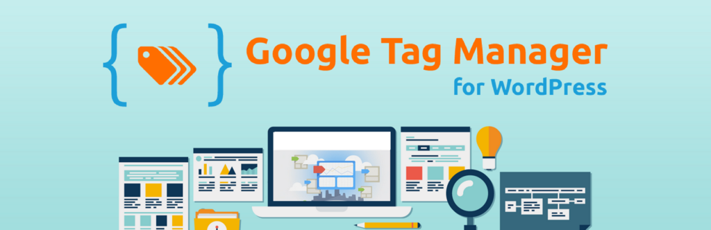 google-tag-manager sur wordpress Bannière du plugin Google Tag Manager For WordPress