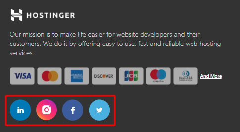 Icônes-de-médias-sociaux-sur-un-site Icônes de médias sociaux sur un site web