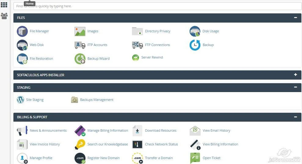 panneau-de-contrôle-cPanel Panneau de contrôle cPanel