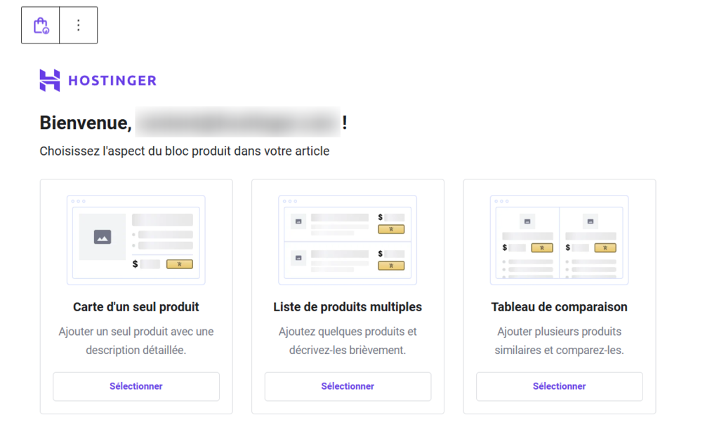 Bloc WordPress Lien vers les produits Amazon, montrant diff&eacute;rentes fa&ccedil;ons d'afficher les produits d'affiliation 