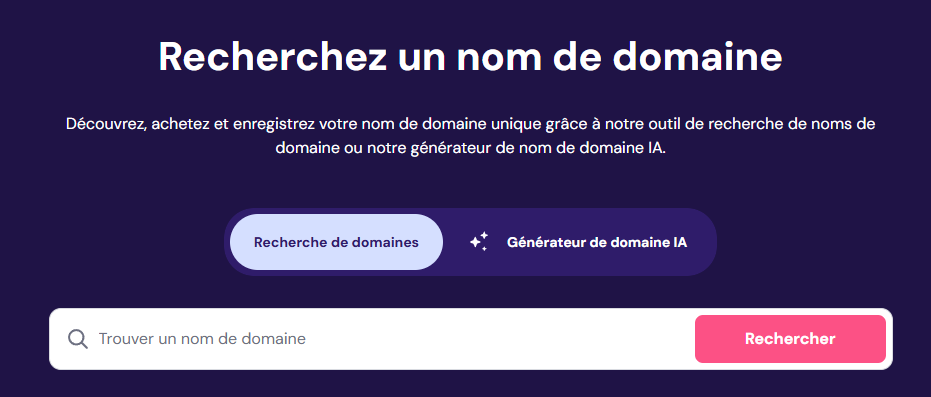 Aperçu de l'outil de vérification de domaine