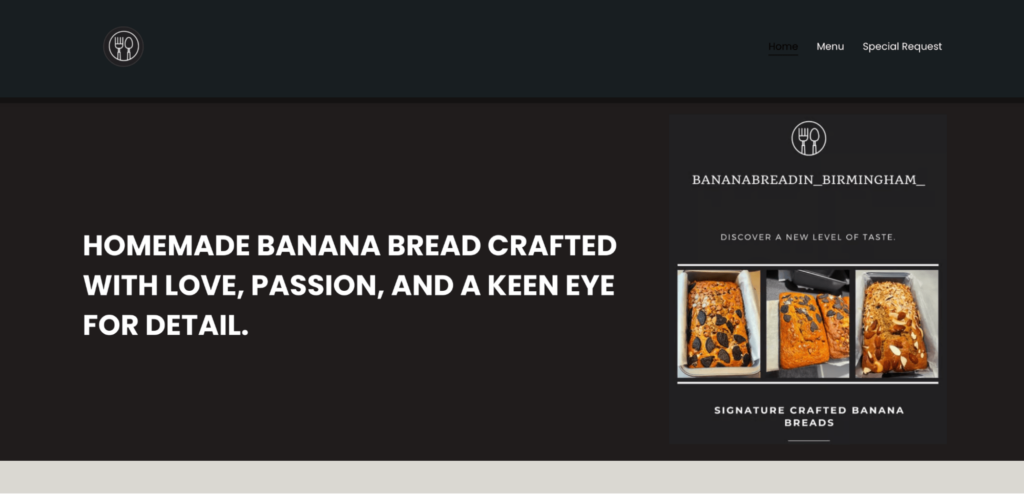 Site web Banana Bread In Birmingham