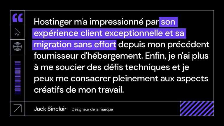 Témoignage client de Jack