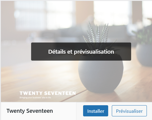 Personnaliser le thème actif